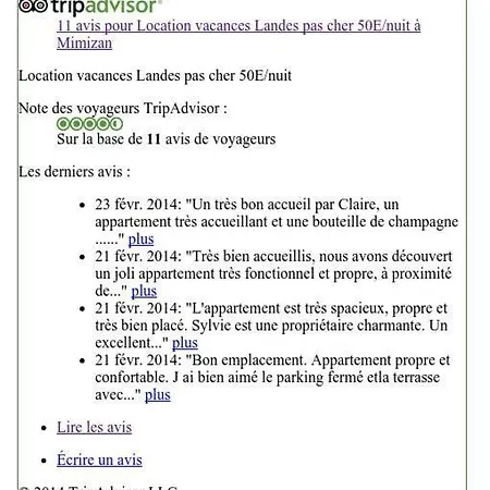 Location Landes